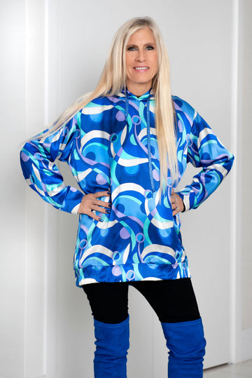Swirling in Blues